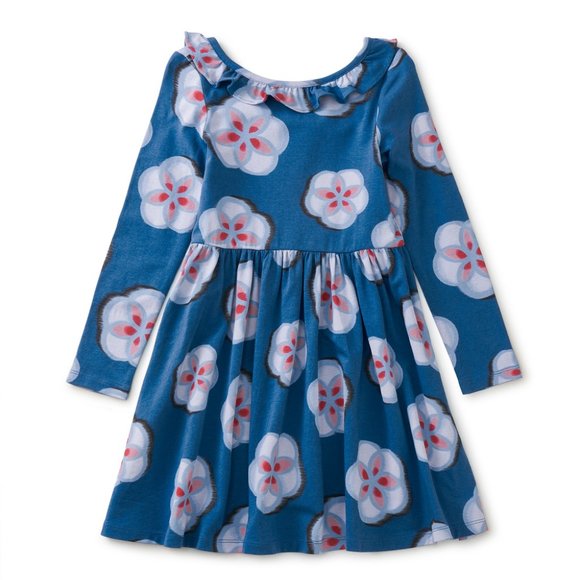 NWT Tea Collection Ruffle Collar Ballet Dress